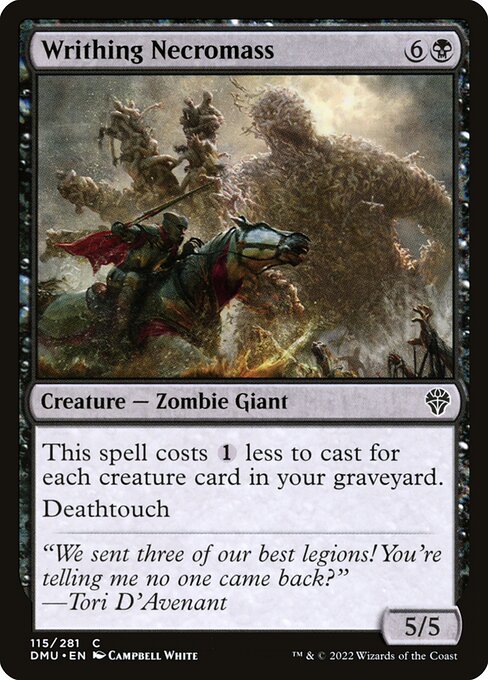Dominaria United - 115 - Writhing Necromass - Common