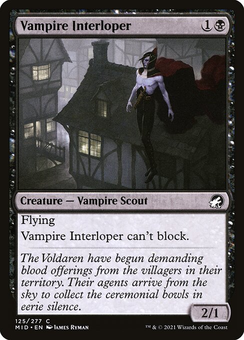 Innistrad: Midnight Hunt - 125 - Vampire Interloper - Common
