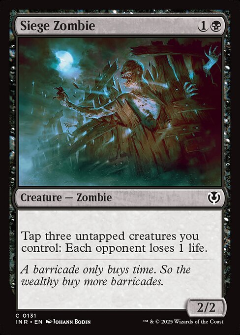 Innistrad Remastered - 131 - Siege Zombie - Common