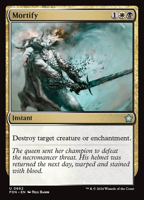 Foundations - 662 - Mortify - Uncommon