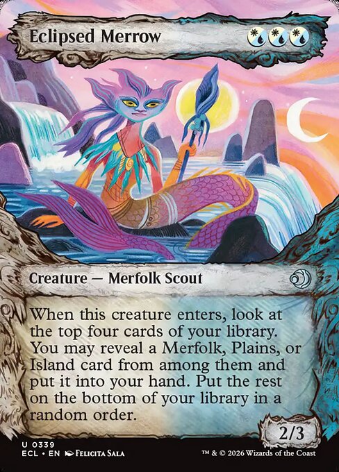 Lorwyn Eclipsed - 339 - Eclipsed Merrow - Uncommon