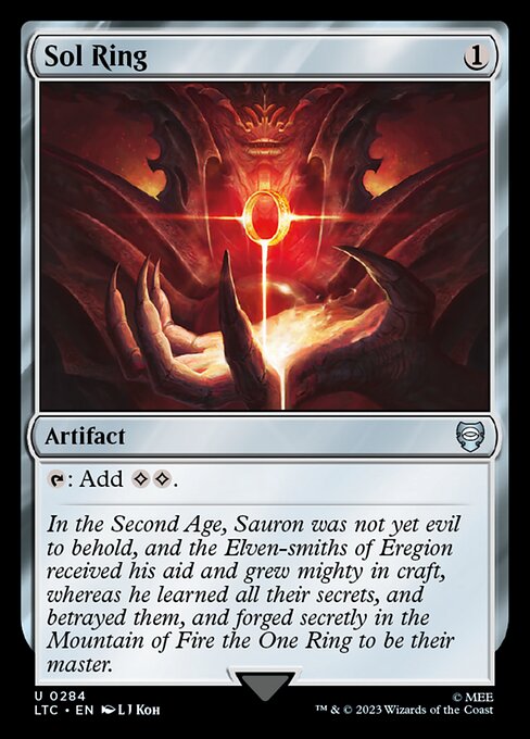 Tales of Middle-earth Commander - 284 - Sol Ring - Uncommon