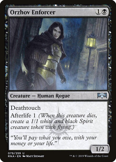 Ravnica Allegiance - 79 - Orzhov Enforcer - Uncommon