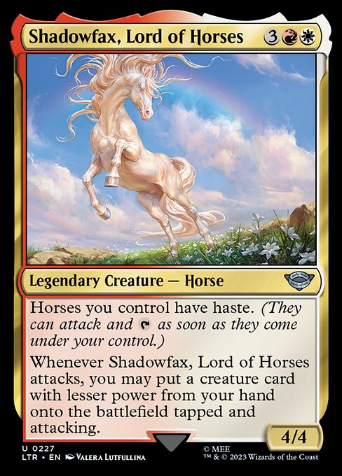 The Lord of the Rings: Tales of Middle-earth - 227 - Shadowfax, Lord of Horses - Uncommon