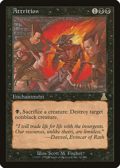 Urza's Destiny - 52 - Attrition - Rare