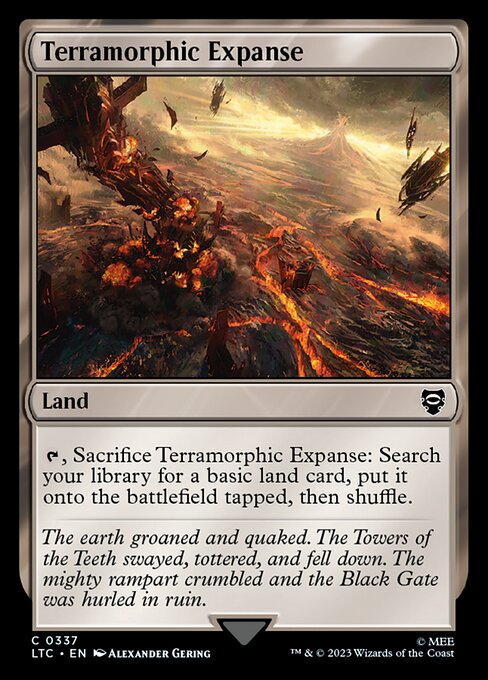 Tales of Middle-earth Commander - 337 - Terramorphic Expanse - Common
