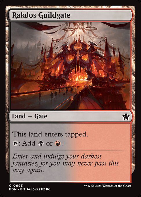 Foundations - 693 - Rakdos Guildgate - Common