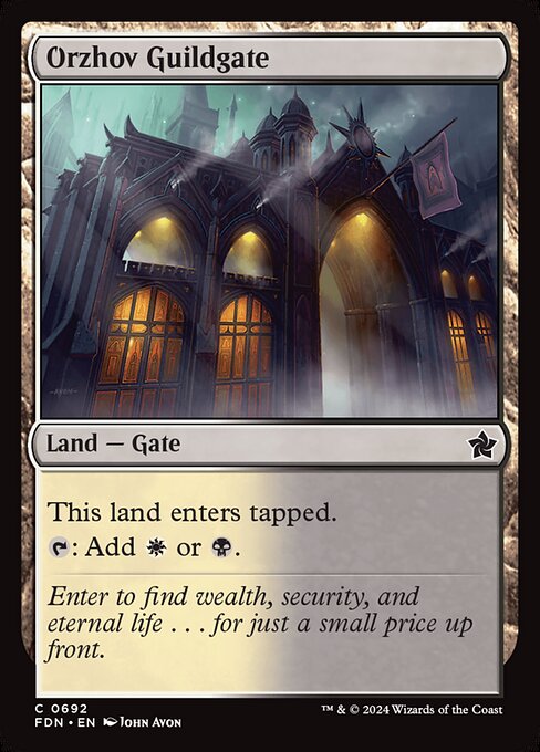 Foundations - 692 - Orzhov Guildgate - Common