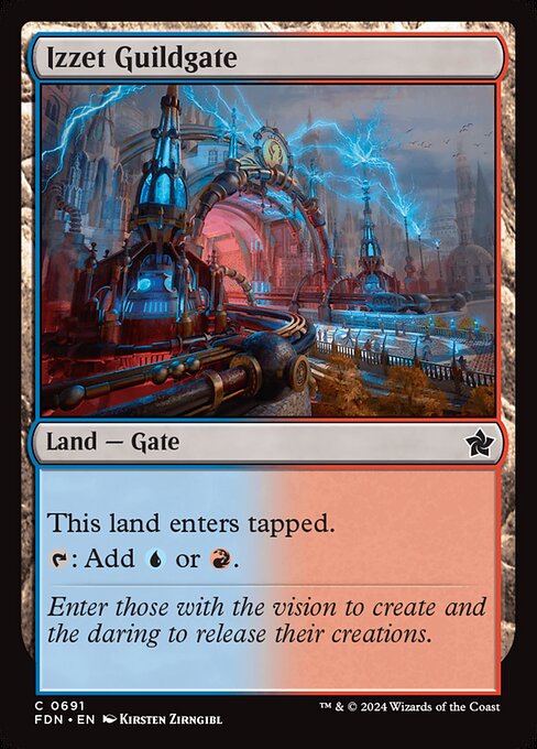 Foundations - 691 - Izzet Guildgate - Common