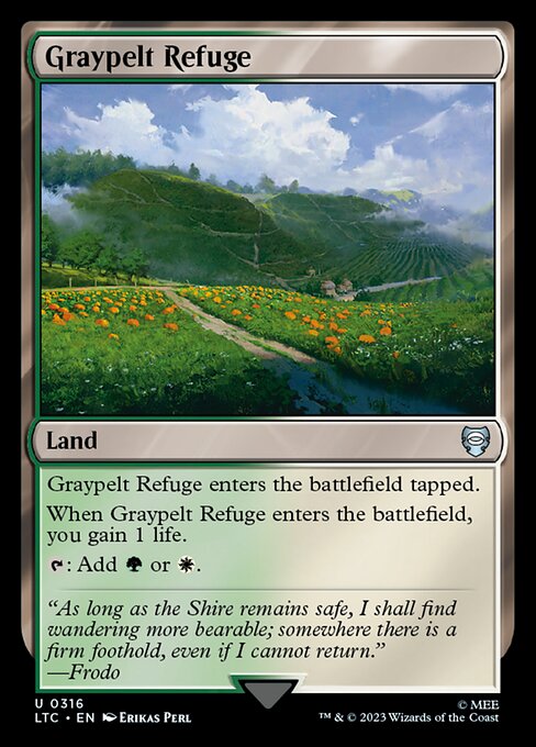 Tales of Middle-earth Commander - 316 - Graypelt Refuge - Uncommon