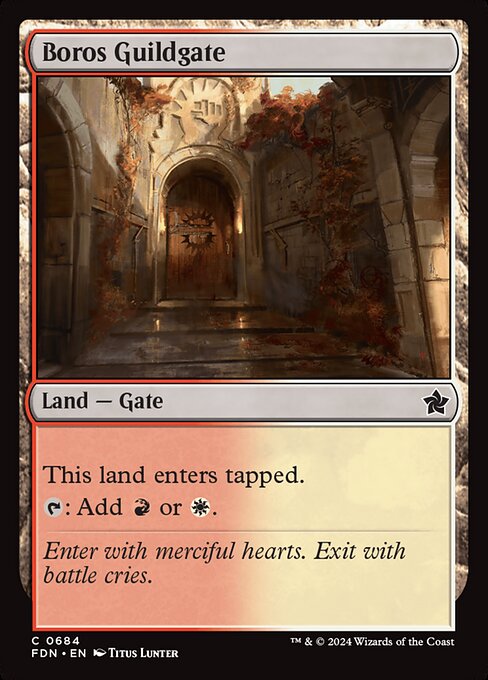 Foundations - 684 - Boros Guildgate - Common