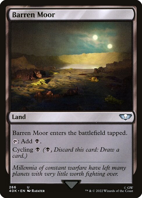 Warhammer 40,000 Commander - 266 - Barren Moor - Uncommon