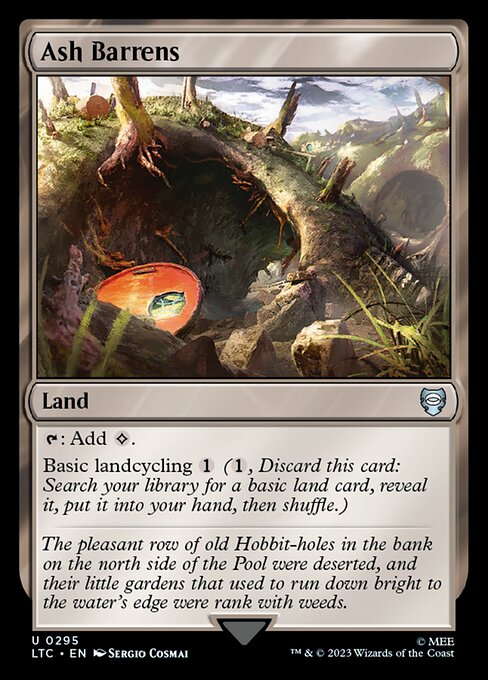 Tales of Middle-earth Commander - 295 - Ash Barrens - Uncommon