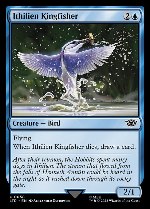 The Lord of the Rings: Tales of Middle-earth - 58 - Ithilien Kingfisher - Common