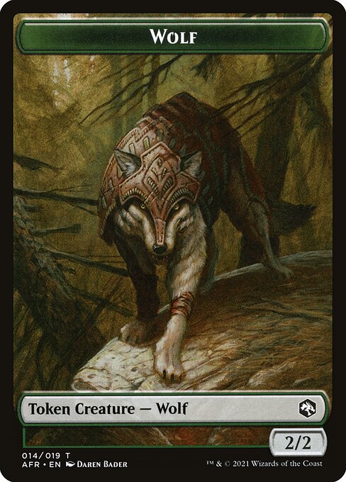 Adventures in the Forgotten Realms Tokens - 14 - Wolf - Common