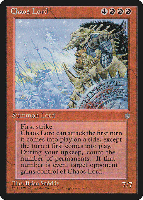 Ice Age - 178 - Chaos Lord - Rare