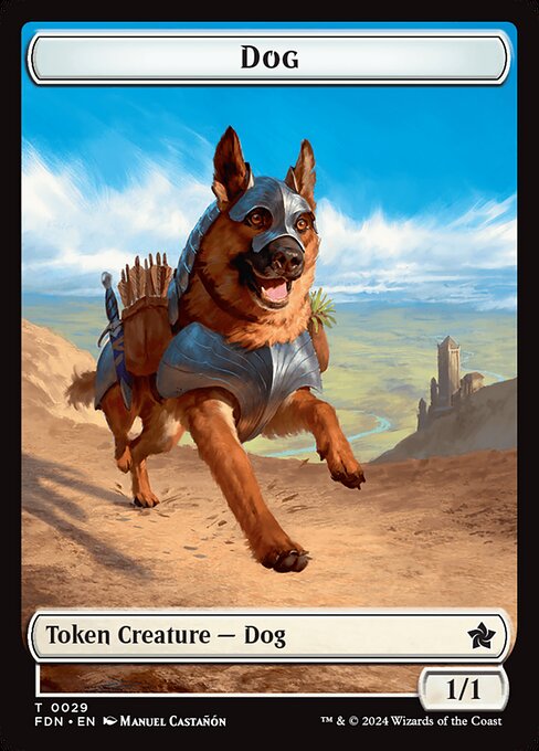 Foundations Tokens - 29 // 33 - Dog // Beast - Common