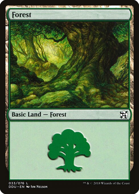 Duel Decks: Elves vs. Inventors - 33 - Forest - Common