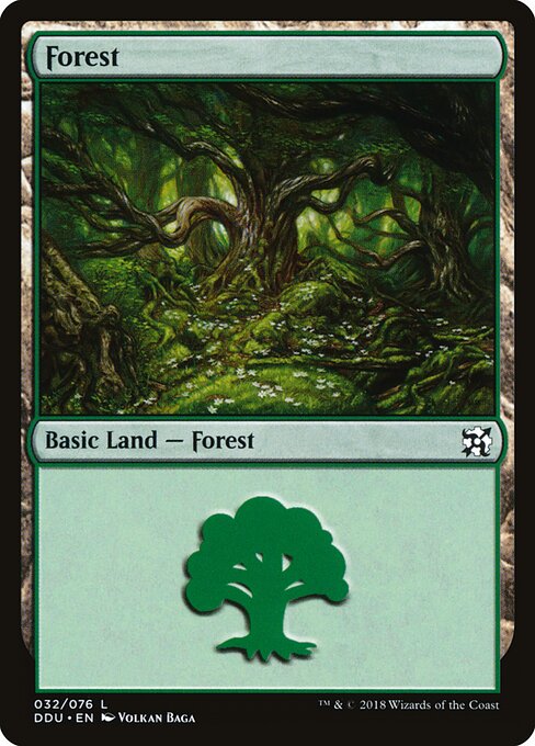 Duel Decks: Elves vs. Inventors - 32 - Forest - Common
