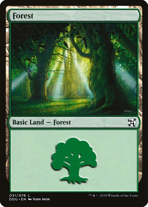 Duel Decks: Elves vs. Inventors - 31 - Forest - Common