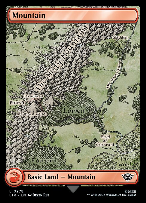 The Lord of the Rings: Tales of Middle-earth - 278 - Mountain - Common