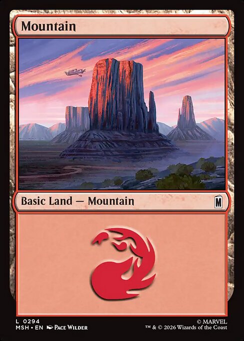 Marvel Super Heroes - 294 - Mountain - Common
