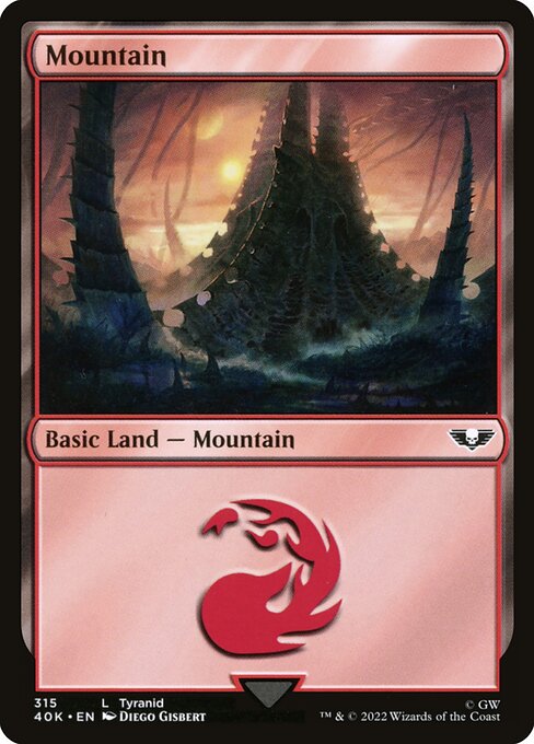 Warhammer 40,000 Commander - 315 - Mountain - Common