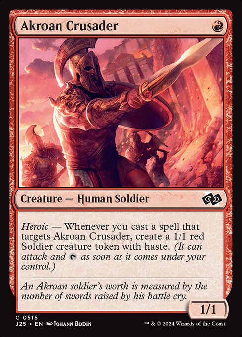 Foundations Jumpstart - 515 - Akroan Crusader - Common