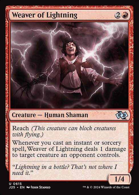Foundations Jumpstart - 615 - Weaver of Lightning - Uncommon