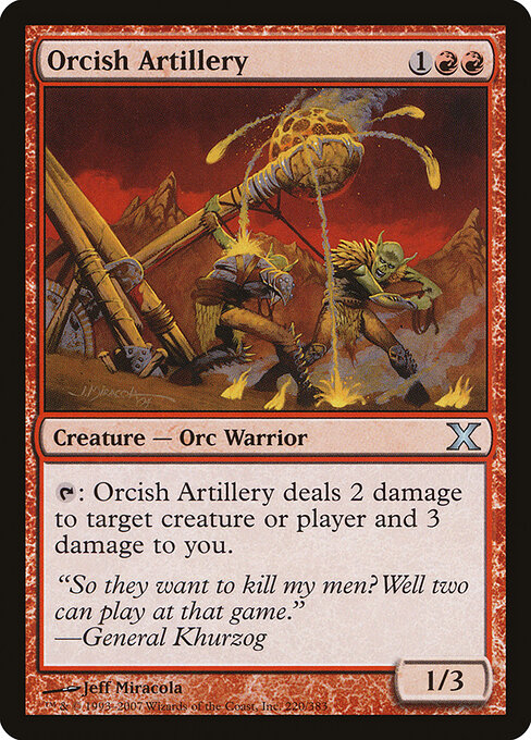 Tenth Edition - 220 - Orcish Artillery - Uncommon