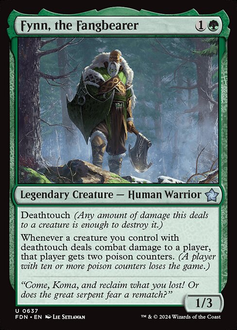 Foundations - 637 - Fynn, the Fangbearer - Uncommon