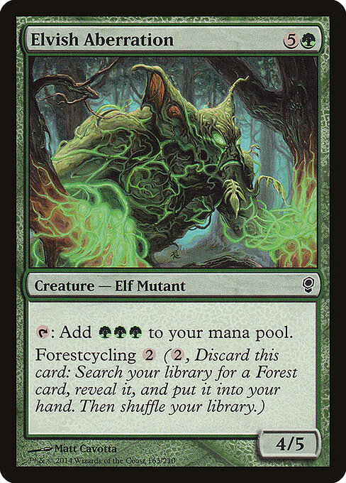 Conspiracy - 163 - Elvish Aberration - Common