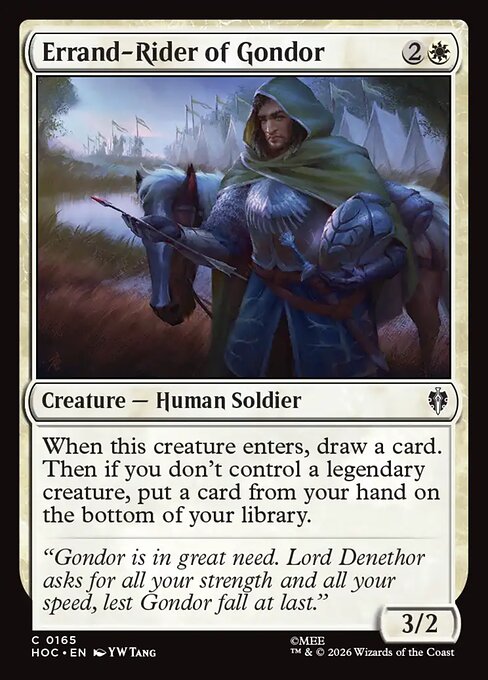 The Hobbit Eternal - 165 - Errand-Rider of Gondor - Common