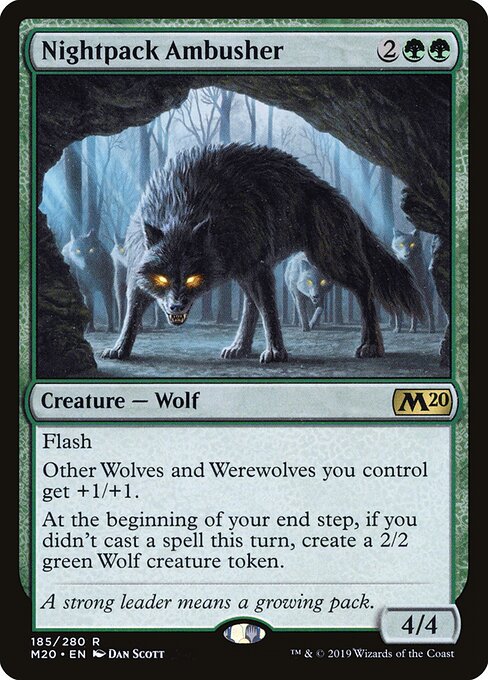 Core Set 2020 - 185 - Nightpack Ambusher - Rare