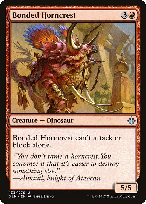 Ixalan - 133 - Bonded Horncrest - Uncommon