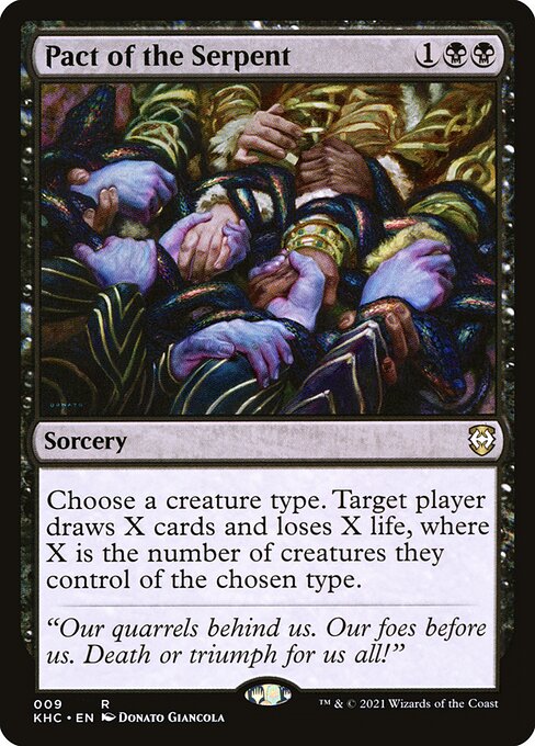 Kaldheim Commander - 9 - Pact of the Serpent - Rare