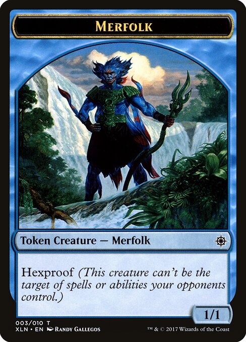Ixalan Tokens - 3 - Merfolk - Common