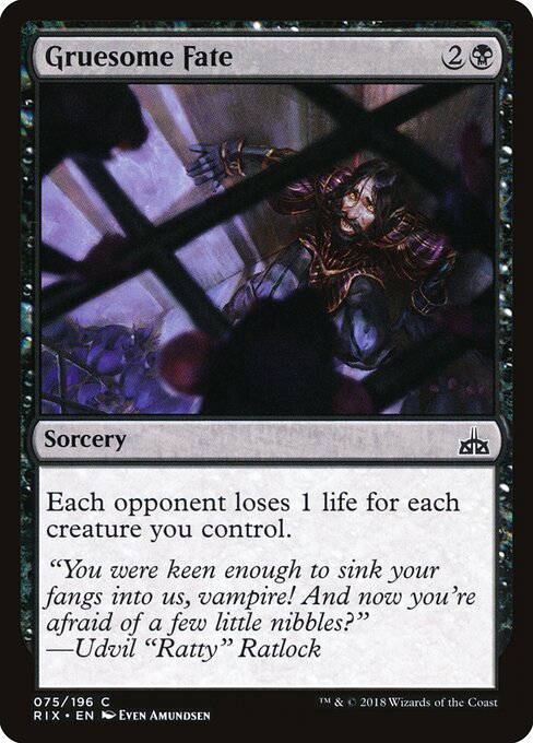 Rivals of Ixalan - 75 - Gruesome Fate - Common