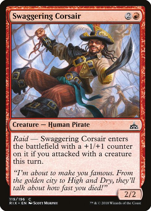 Rivals of Ixalan - 119 - Swaggering Corsair - Common