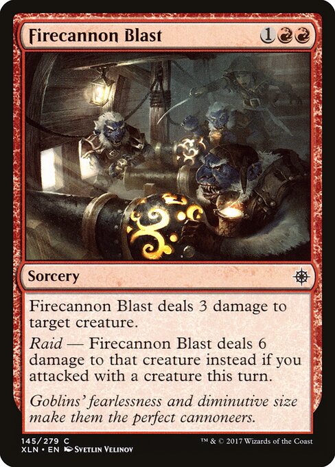 Ixalan - 145 - Firecannon Blast - Common