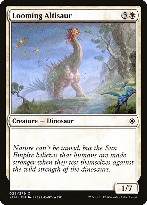 Ixalan - 23 - Looming Altisaur - Common
