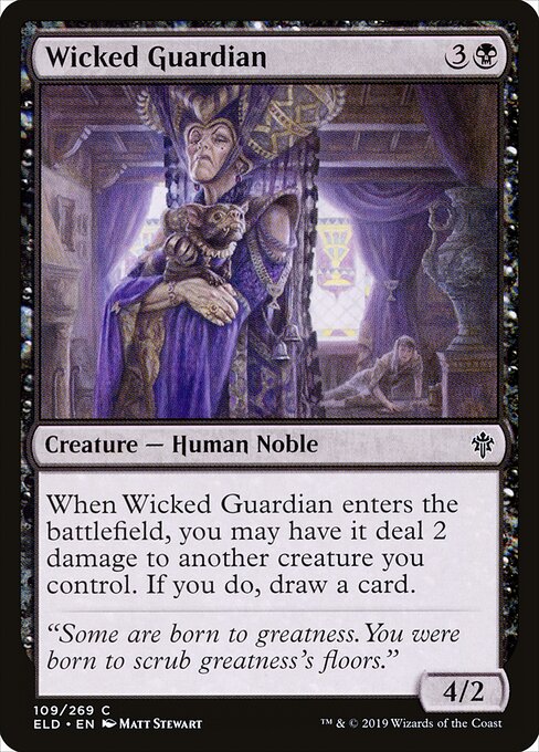 Throne of Eldraine - 109 - Wicked Guardian - Common