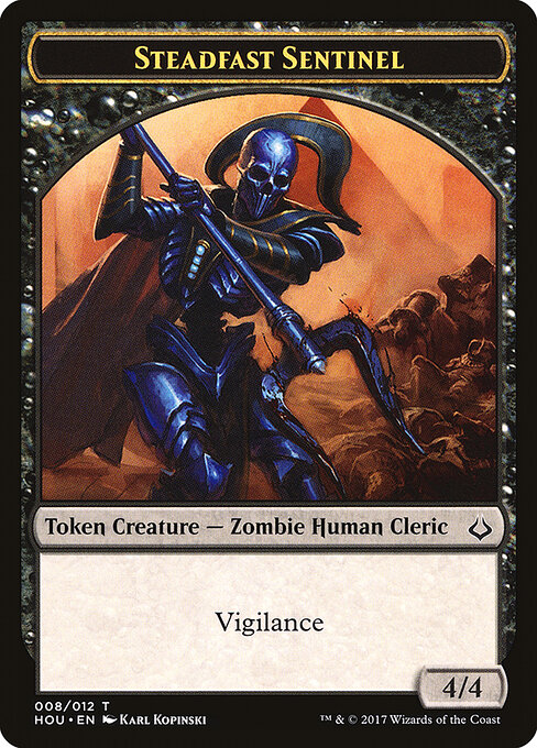 Hour of Devastation Tokens - 8 - Steadfast Sentinel - Common