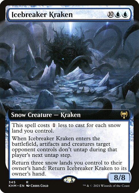 Kaldheim - 345 - Icebreaker Kraken - Rare