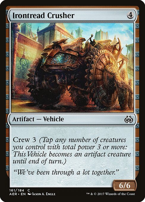 Aether Revolt - 161 - Irontread Crusher - Common