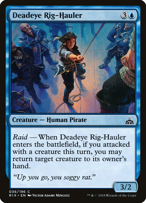 Rivals of Ixalan - 36 - Deadeye Rig-Hauler - Common