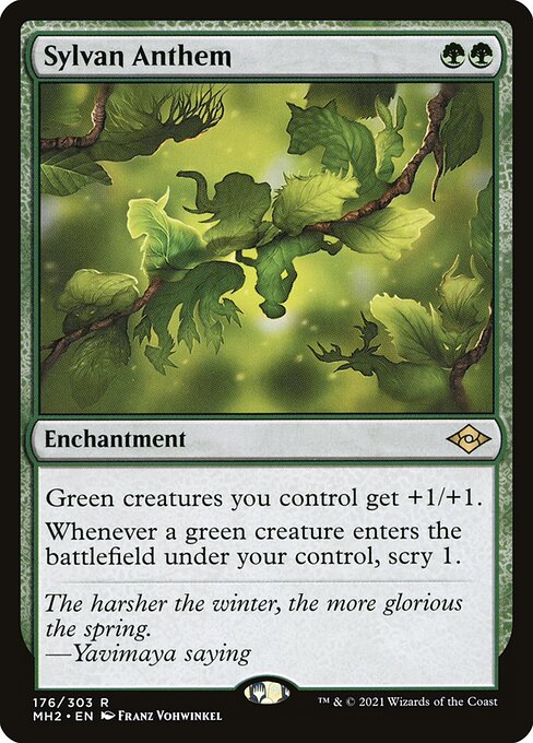 Modern Horizons 2 - 176 - Sylvan Anthem - Rare