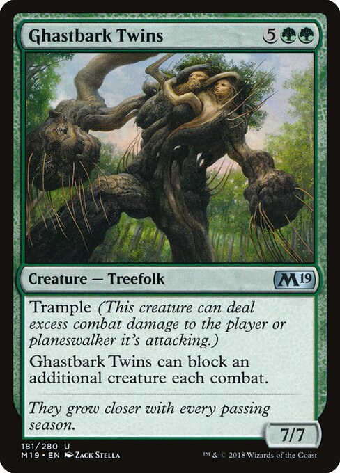 Core Set 2019 - 181 - Ghastbark Twins - Uncommon