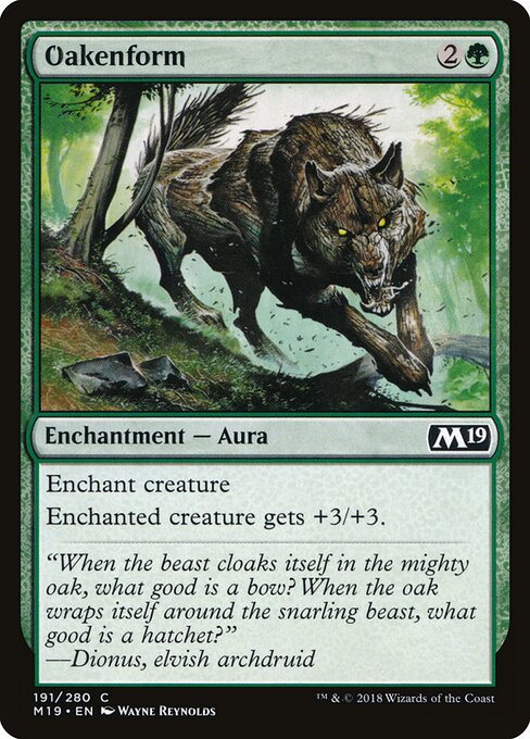 Core Set 2019 - 191 - Oakenform - Common