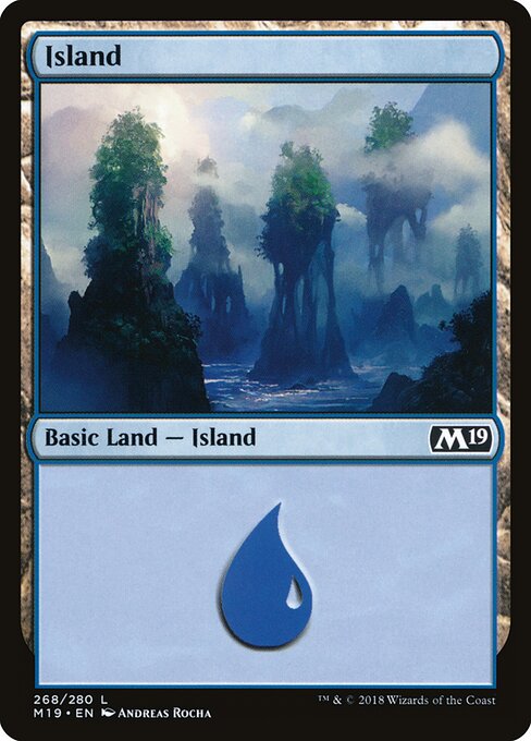 Core Set 2019 - 268 - Island - Common